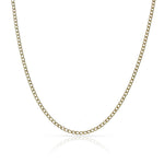 CADENA ORO 18KL BARBADA HUECA - 1MM - Longitud - Peso: 60cm-1.55 gr 
