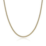 CADENA ORO 18KL BARBADA MACIZA - 1.50MM - Longitud - Peso: 45cm-5.00 gr 