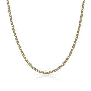CADENA ORO 18KL BARBADA MACIZA - 1.50MM - Longitud - Peso: 50cm-5.55 gr 