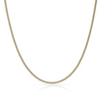 CADENA ORO 18KL BARBADA MACIZA - 1MM - Longitud - Peso: 60cm-4.25 gr 
