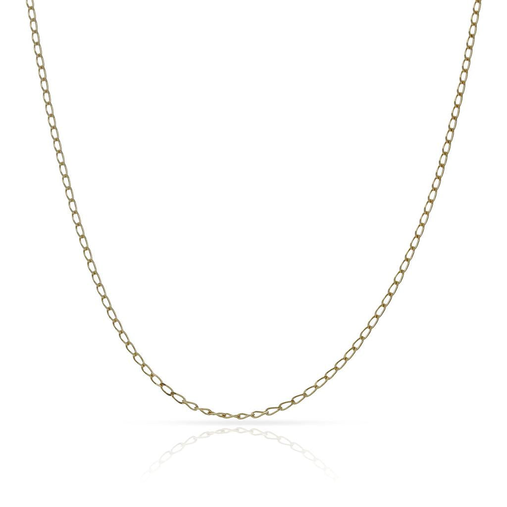 CADENA ORO 18KL BILBAO - 1MM - Longitud - Peso: 45cm-1.45 gr 