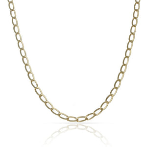 CADENA ORO 18KL BILBAO HUECA - 2.50MM - Longitud - Peso: 45cm-2.60 gr 