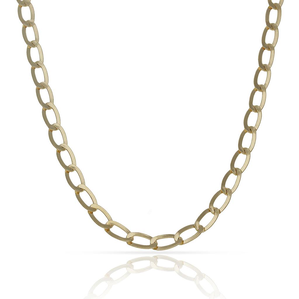 CADENA ORO 18KL BILBAO HUECA - 3.50MM - Longitud - Peso: 60cm-5.50 gr 
