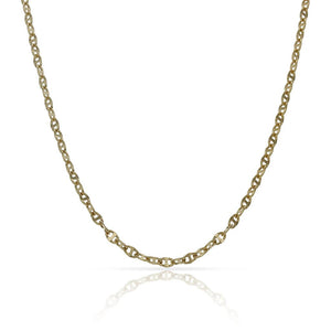 CADENA ORO 18KL CALABROTE HUECA - 2MM - Longitud - Peso: 60cm-2.55 gr 