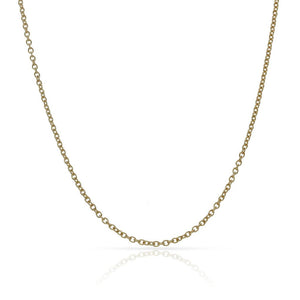 CADENA ORO 18KL FORZADA - 1.20MM - Longitud - Peso: 40cm-2.35 gr 