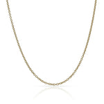 CADENA ORO 18KL FORZADA - 1.20MM - Longitud - Peso: 50cm-2.85 gr 