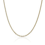 CADENA ORO 18KL FORZADA - 1.50MM - Longitud - Peso: 50cm-4.75 gr 
