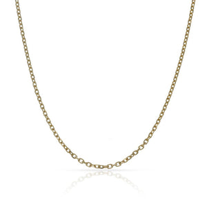 CADENA ORO 18KL FORZADA - 1.50MM - Longitud - Peso: 60cm-4.70 gr 