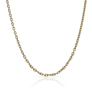 CADENA ORO 18KL FORZADA - 2MM - Longitud - Peso: 50cm-6.90 gr 