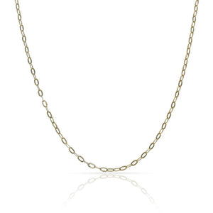 CADENA ORO 18KL HUECA - 1.50MM - Longitud - Peso: 40cm-1.40 gr 