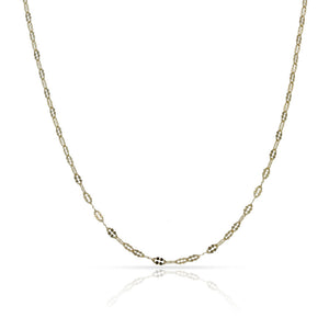 CADENA ORO 18KL HUECA - 1.50MM - Longitud - Peso: 45cm-1.40 gr 