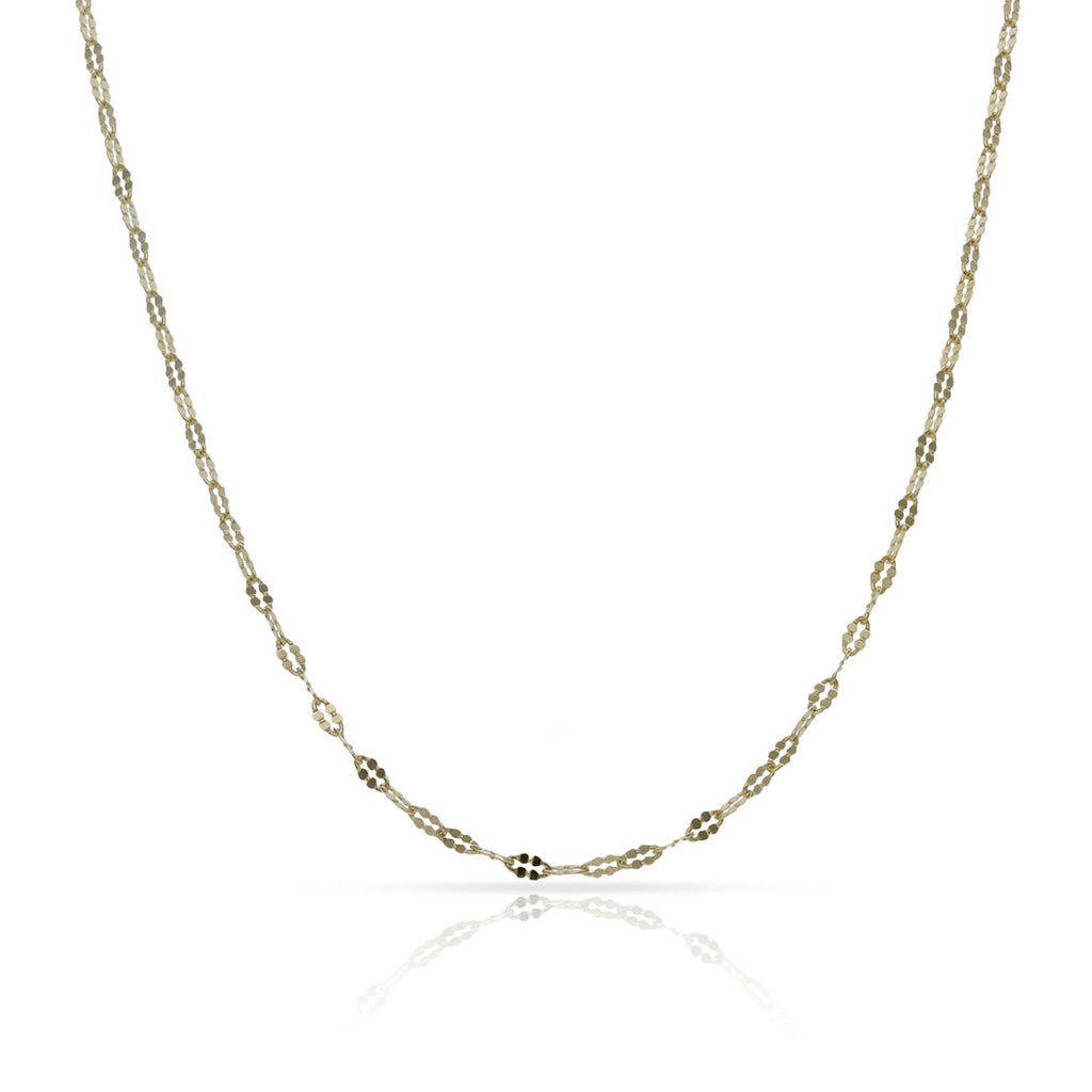 CADENA ORO 18KL HUECA - 1.50MM - Longitud - Peso: 50cm-1.45 gr 