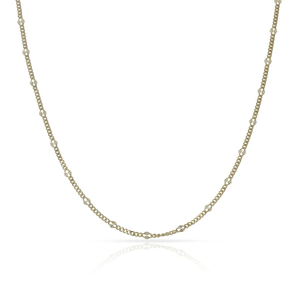 CADENA ORO 18KL HUECA - 1.50MM - Longitud - Peso: 50cm-2.00 gr 