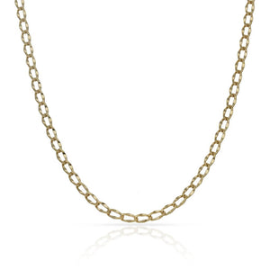 CADENA ORO 18KL HUECA 2.50MM - Longitud - Peso: 60cm-2.75 gr 