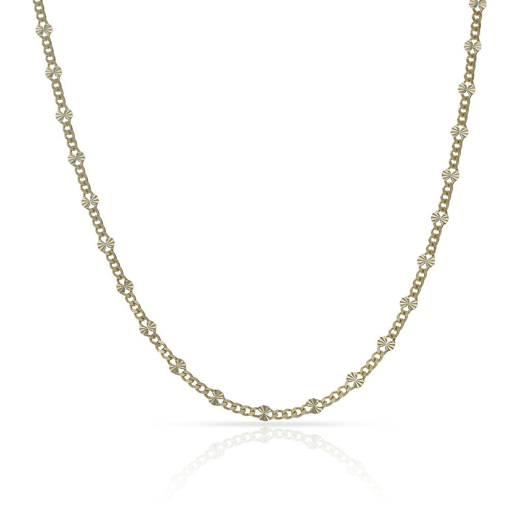 CADENA ORO 18KL HUECA - 2MM - Longitud - Peso: 40cm-2.45 gr 