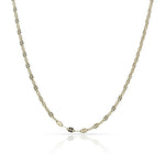 CADENA ORO 18KL HUECA - 2MM - Longitud - Peso: 50cm-1.85 gr 