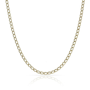 CADENA ORO 18KL HUECA - 2MM - Longitud - Peso: 60cm-2.05 gr 
