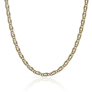 CADENA ORO 18KL HUECA 3MM - Longitud - Peso: 45cm-3.00 gr 
