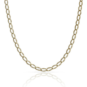 CADENA ORO 18KL HUECA - 3MM - Longitud - Peso: 50cm-2.95 gr 