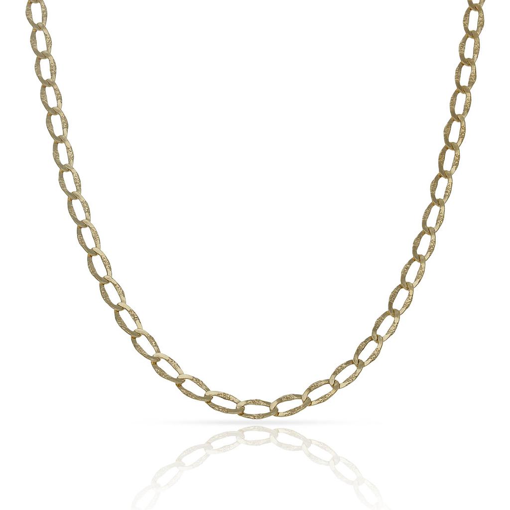 CADENA ORO 18KL HUECA - 3MM - Longitud - Peso: 60cm-3.30 gr 