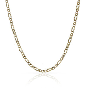 CADENA ORO 18KL HUECA 3x1 - 2.50MM - Longitud - Peso: 45cm-2.40 gr 