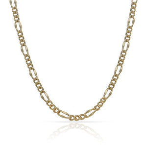 CADENA ORO 18KL HUECA 3x1 - 3MM - Longitud - Peso: 45cm-3.90 gr 