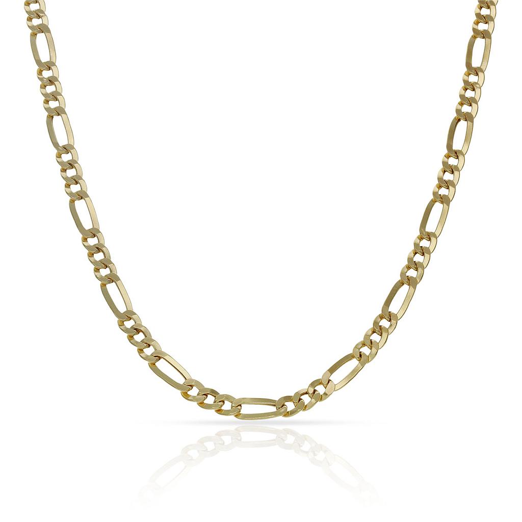 CADENA ORO 18KL HUECA 3x1 - 3MM - Longitud - Peso: 50cm-4.80 gr 