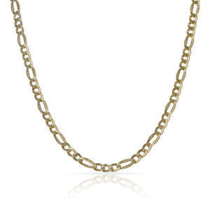 CADENA ORO 18KL HUECA 3x1 - 3MM - Longitud - Peso: 60cm-5.10 gr 
