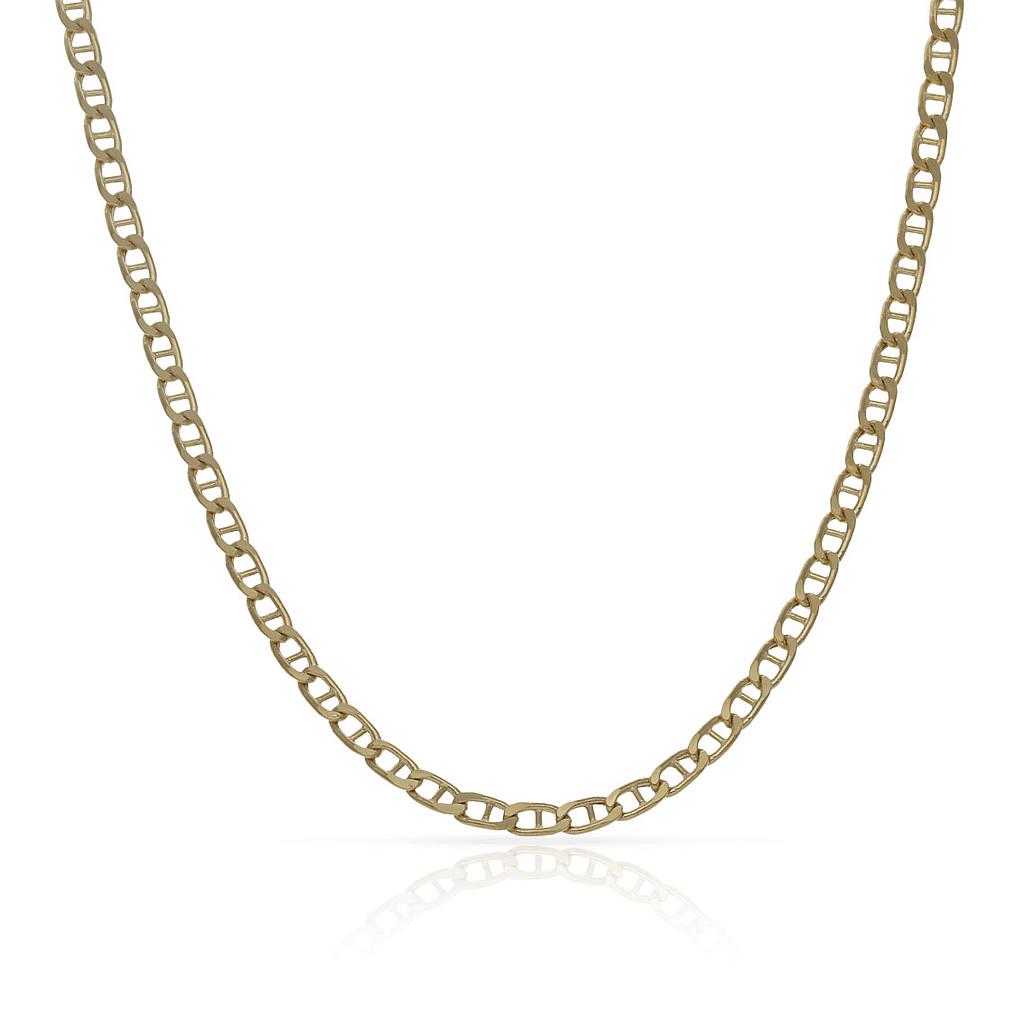 CADENA ORO 18KL HUECA ANCLA 2.50MM - Longitud - Peso: 45cm-2.70 gr 