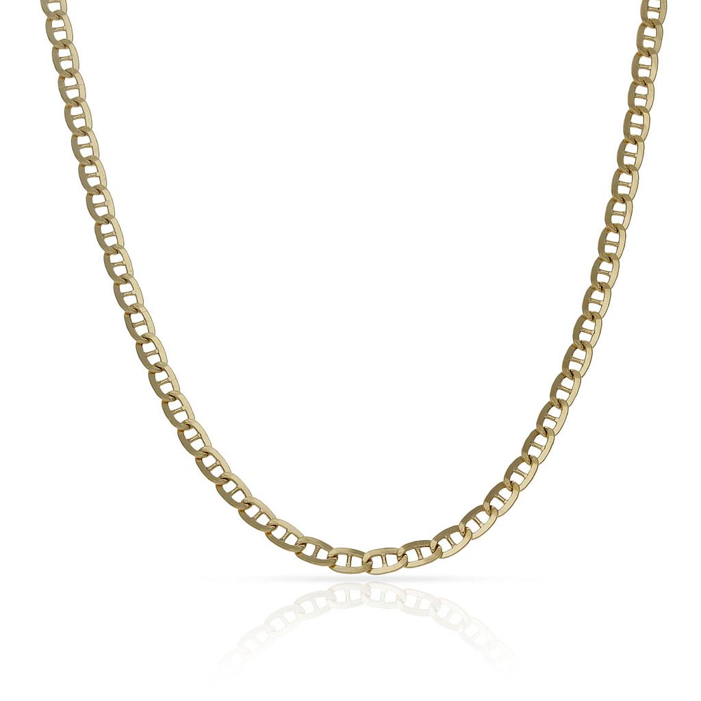 CADENA ORO 18KL HUECA ANCLA - 2.50MM - Longitud - Peso: 50cm-2.85 gr 