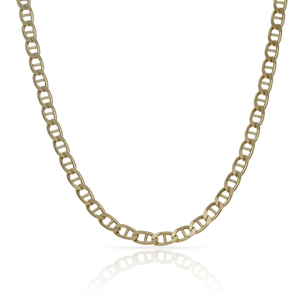 CADENA ORO 18KL HUECA ANCLA - 3MM - Longitud - Peso: 50cm-6.35 gr 