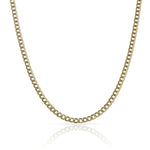 CADENA ORO 18KL HUECA BARBADA  2.50MM - Longitud - Peso: 40cm-2.90 gr 