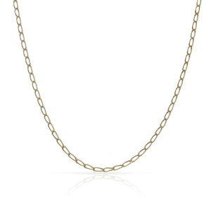 CADENA ORO 18KL HUECA BILBAO - 1MM - Longitud - Peso: 40cm-1.10 gr 