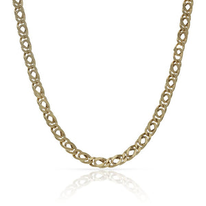 CADENA ORO 18KL HUECA DOBLE ESLABON - 3.50MM - Longitud - Peso: 50cm-6.35 gr 