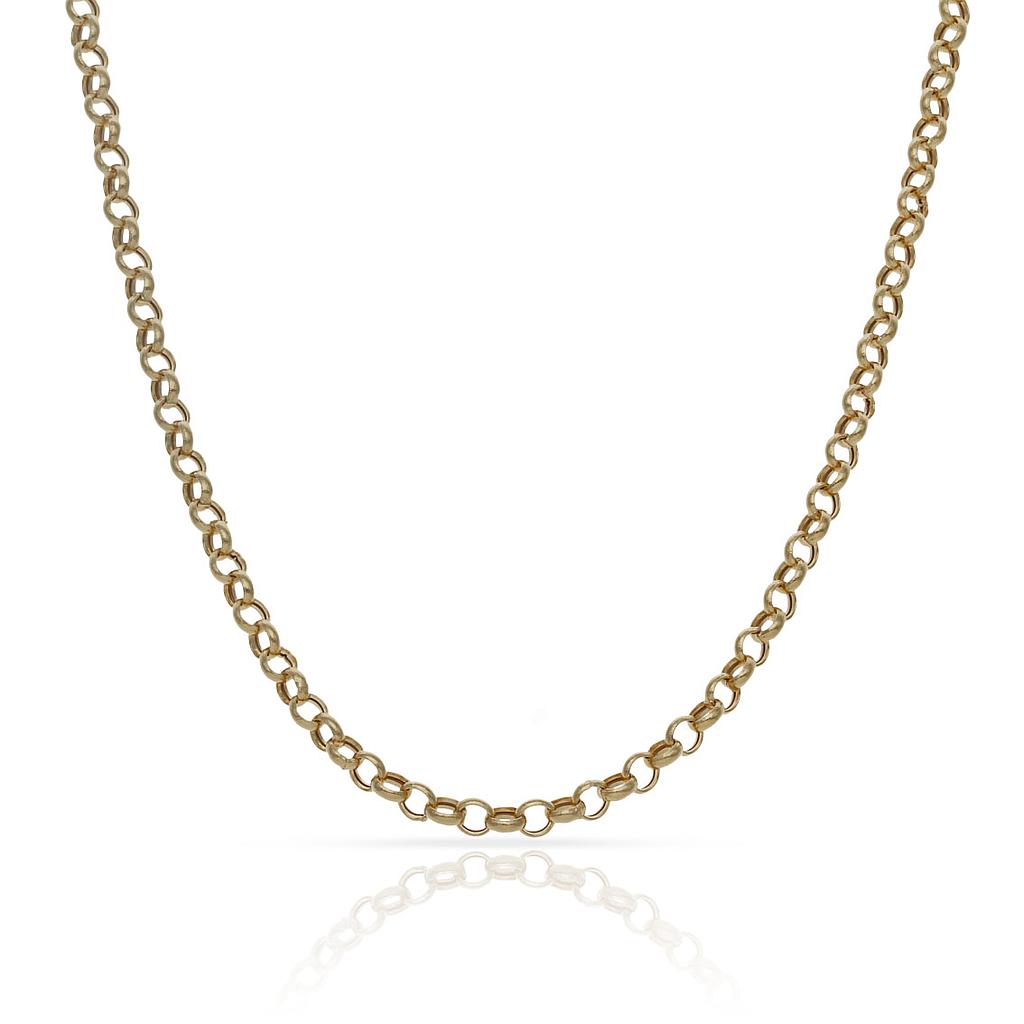 CADENA ORO 18KL HUECA ROLOT - 2.50MM - Longitud - Peso: 45cm-2.60 gr 