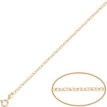 CADENA ORO 18KL INFINITO - 1.50MM - Longitud - Peso: 45cm-2.15 gr 