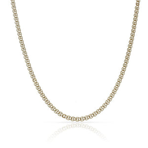 CADENA ORO 18KL LOVE MACIZA - 2MM - Longitud - Peso: 50cm-3.30 gr 