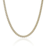 CADENA ORO 18KL LOVE MACIZA - 3MM - Longitud - Peso: 45cm-5.20 gr 