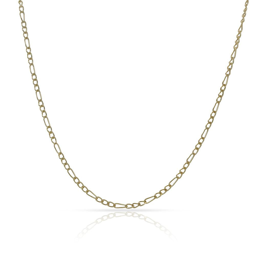 CADENA ORO 18KL MACIZA 3x1 - 1.50MM - Longitud - Peso: 50cm-3.00 gr 