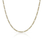CADENA ORO 18KL MACIZA 3X1 - 2MM - Longitud - Peso: 45cm-3.60 gr 