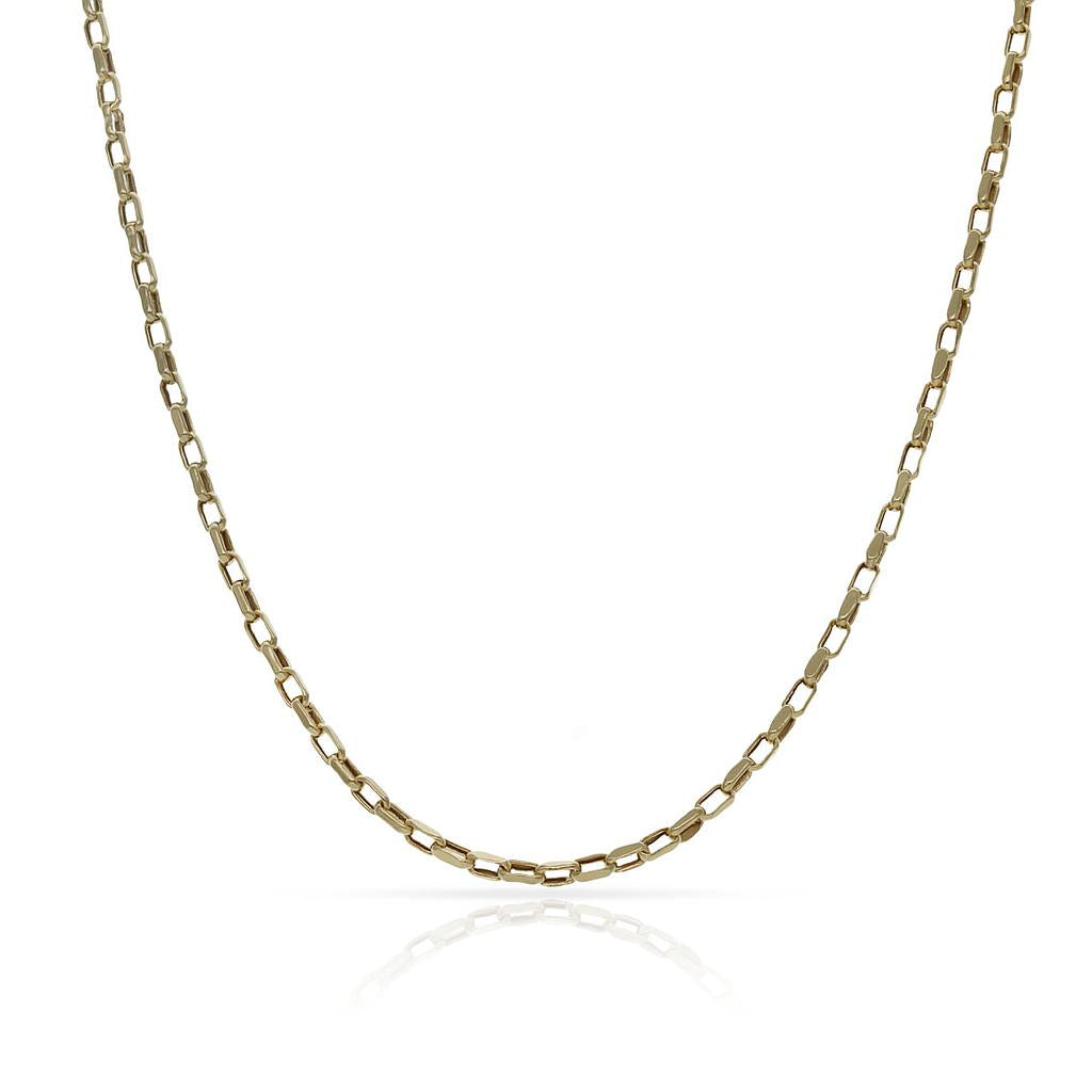 CADENA ORO 18KL ROLOT HUECA  - 1.50MM - Longitud - Peso: 45cm-1.65 gr 