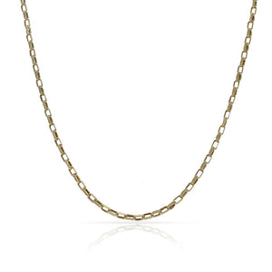 CADENA ORO 18KL ROLOT HUECA  - 1.50MM - Longitud - Peso: 50cm-1.85 gr 