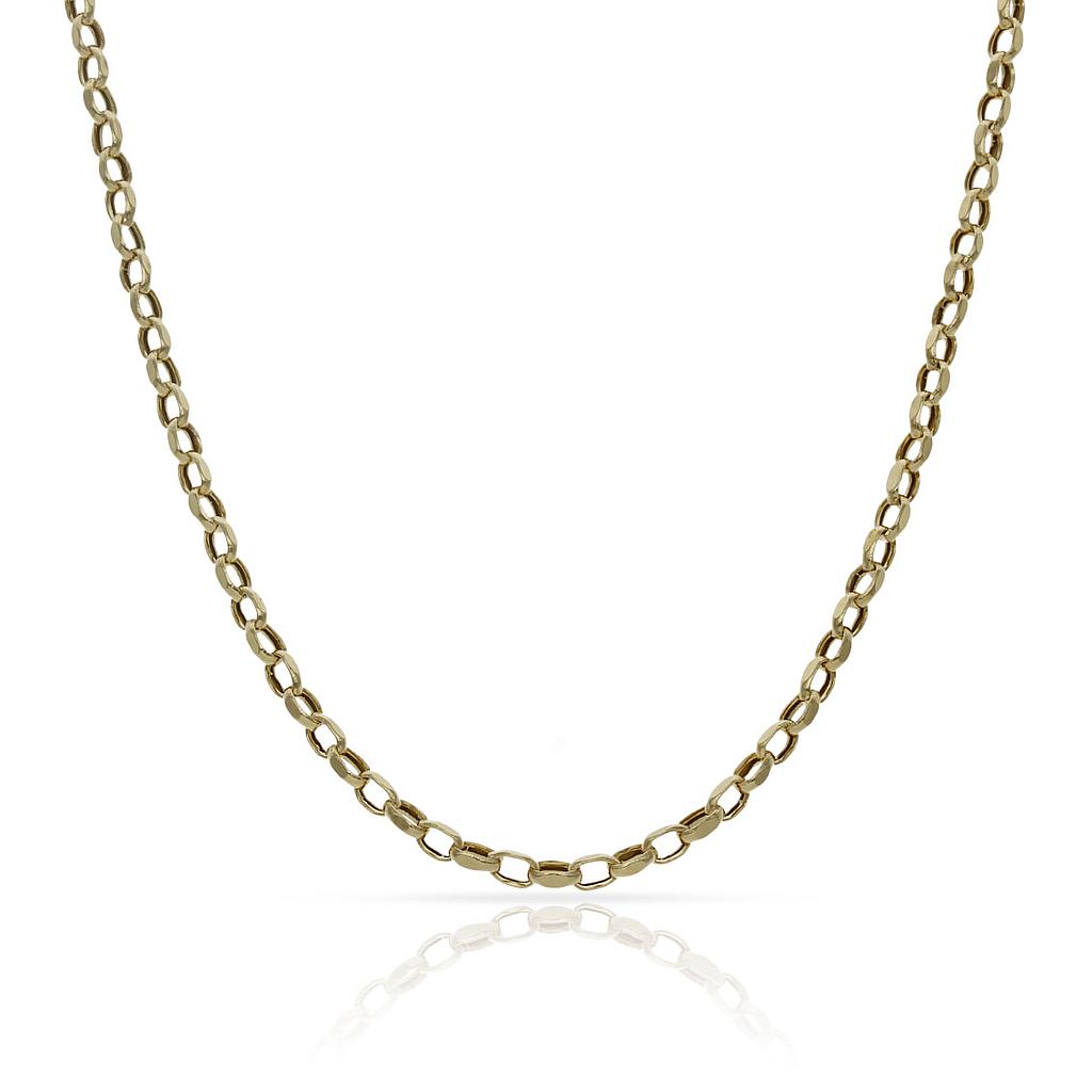 CADENA ORO 18KL ROLOT HUECA- 2MM - Longitud - Peso: 45cm-2.55 gr 