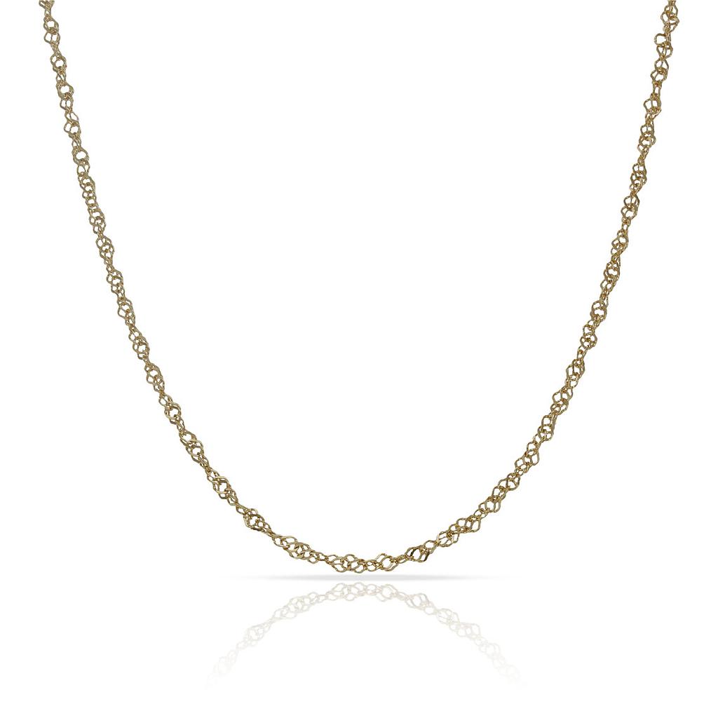 CADENA ORO 18KL SINGAPUR - 1.50MM - Longitud - Peso: 45cm-2.15 gr 