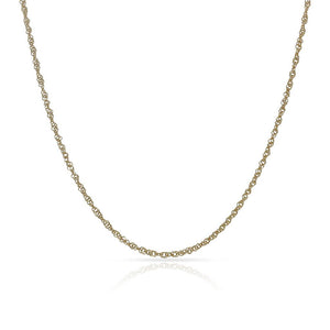 CADENA ORO 18KL SINGAPUR - 1MM - Longitud - Peso: 45cm-1.60 gr 