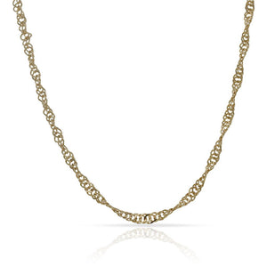 CADENA ORO 18KL SINGAPUR - 3MM - Longitud - Peso: 40cm-4.40 gr 