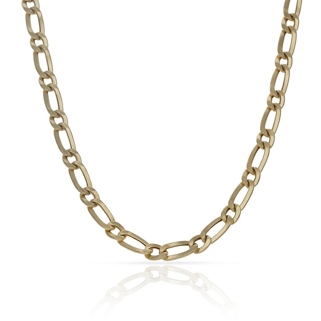 CADENA ORO 18KL1x1 HUECO 3.50MM - Longitud - Peso: 45cm-6.35 gr 