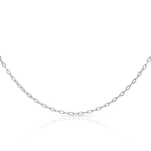 CADENA ORO BLANCO 18KL - 1.20MM - Longitud - Peso: 45cm-1.05 gr 