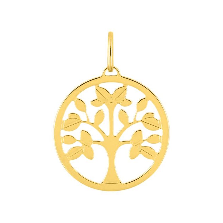 Colgante Argyor árbol vida calado 12mm 18k