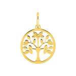 Colgante Argyor árbol vida de oro calado 12mm
